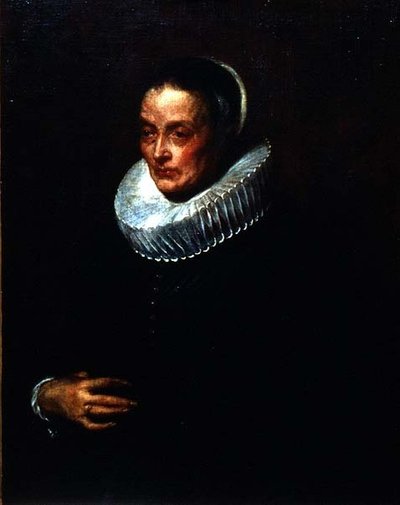 艺术家Justus Sustermans的母亲肖像，约1640-50年 作者 安东尼·范·戴克