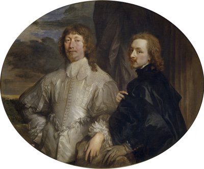 Endymion Porter爵士和Anthony van Dyck爵士 作者 安东尼·范·戴克