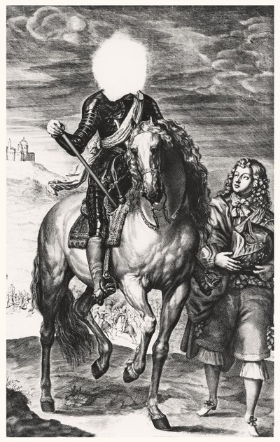 最初是法国路易斯的无头马术肖像，由Pierre Lombard（1612-80）刻（见105377-8） 作者 戴克之后的安东尼·范