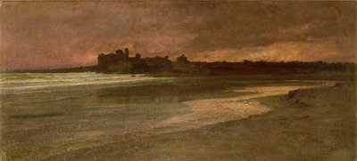 Nettuno，晚上在海滩上 作者 安东尼·奥古斯特·欧内斯特·赫伯特或赫伯特