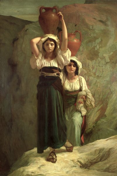 阿尔维托女孩，1855年 作者 安东尼·奥古斯特·欧内斯特·赫伯特或赫伯特