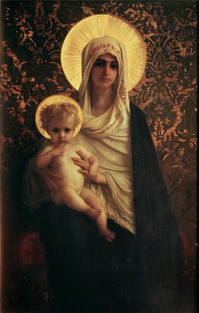 维尔京和儿童，1872年 作者 Antoine Auguste Ernest Herbert or Hebert