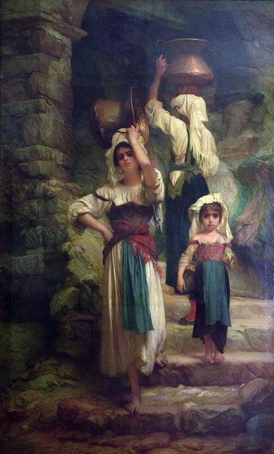 塞尔瓦拉的女人，1858年 作者 安东尼·奥古斯特·欧内斯特·赫伯特或赫伯特