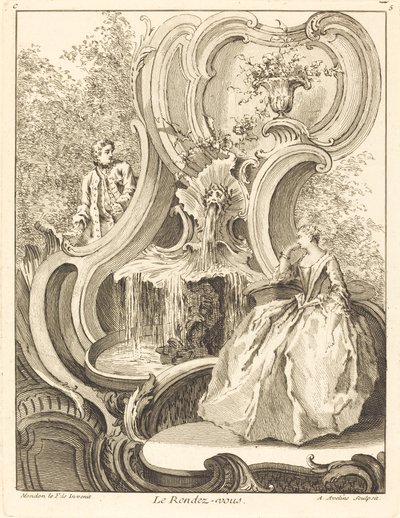 Le Rendez-vous, 1736. 作者 安托万·艾夫林（Antoine Aveline）