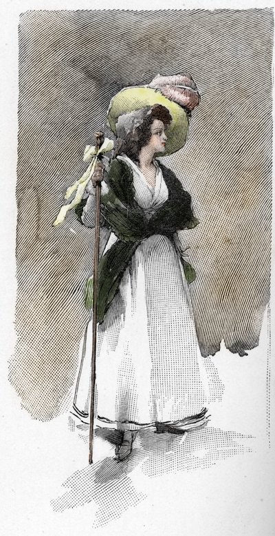 意大利歌手朱塞皮娜·格拉西尼 (1773-1850) 的肖像 作者 安托万·卡尔贝