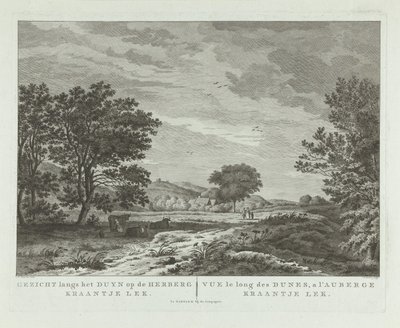 沙丘景观与徒步旅行家庭
沿沙丘眺望 Kraantje Lek 旅馆/Vue le long des dunes, a l