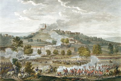 由Jean Duplessi-Bertaux（1747-1819）（aquatint）雕刻的Montebello和Casteggio战役，20 Prairial，8年级（1800年6月9日） 作者 安东尼·查尔斯·贺拉斯·韦尔内