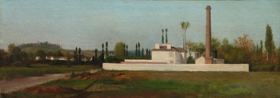工业厂房，约 1865-70（布面油画） 作者 安托万·金特瑞