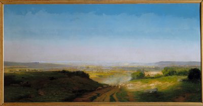 安托万-钦特鲁伊（1814-1873）的空间画，1869年的太阳。1,02x2,02 m . 作者 安托万·金特瑞