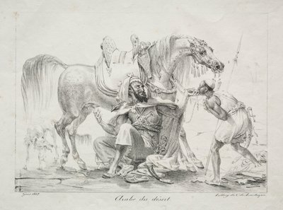 沙漠阿拉伯人，1817年。 作者 安东尼·让·格罗斯