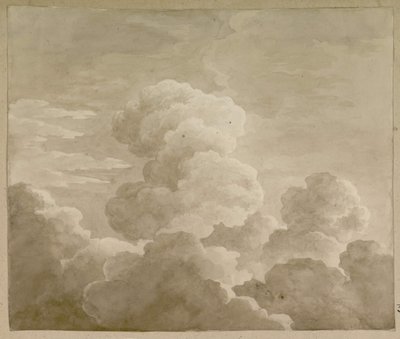 云的研究，1815年。 作者 安托万·洛朗（Antoine Laurent）Castellan
