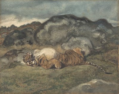 虎背熊腰，1810-1975。 作者 安托万·路易斯·巴里