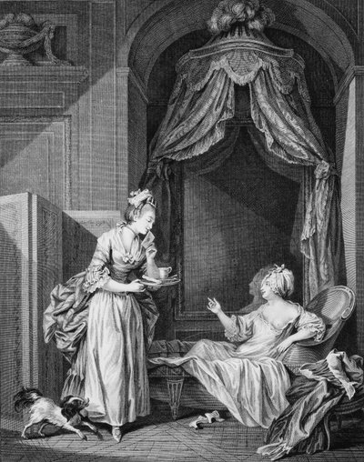 Le Bain the Bath, 1774年。 作者 安托万·路易斯·罗曼内