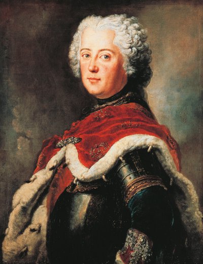 勃兰登堡的腓特烈二世，被称为大帝的肖像（柏林 作者 Antoine Pesne