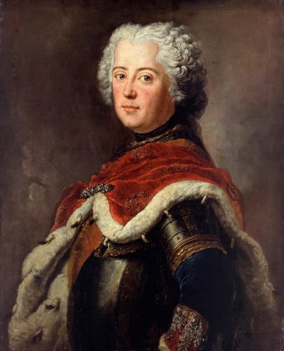 普鲁士的弗雷德里克二世肖像（Frederic II de Prusse, dit le Grand 作者 Antoine Pesne