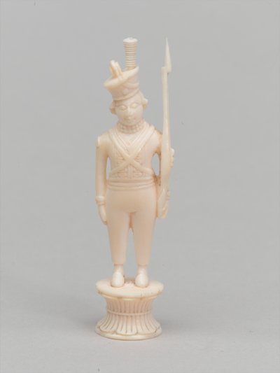 白色棋子，棋子，印度，约1820年 作者 安托万·维拉德