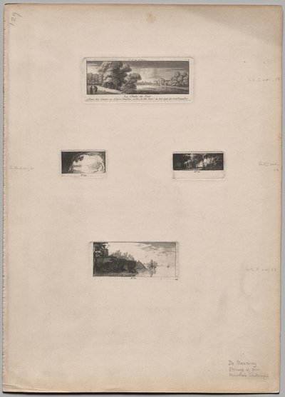 安托万-德-马尔塞内-德-古伊的蚀刻版画 作者 Antoine de Marcenay de Ghuy