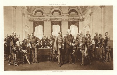 1878年柏林大会（照相凹版） 作者 安东·亚历山大·冯·维尔纳