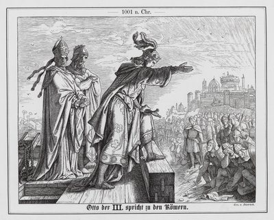 神圣罗马帝国皇帝奥托三世向罗马人致辞 作者 