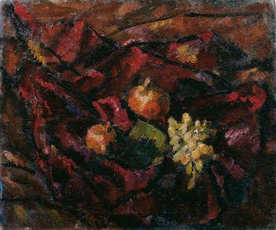 葡萄和苹果静物画 作者 安东·费斯托尔