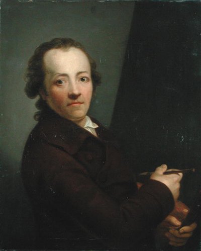 自画像50岁，1787年 作者 Anton Graff