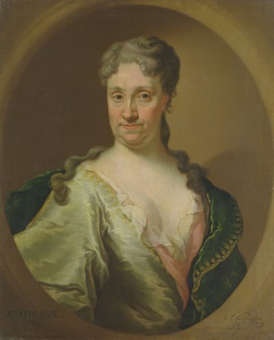 Barbara Lutken（1664-1740），1718年的肖像（另见179058） 作者 Anton Paulsen