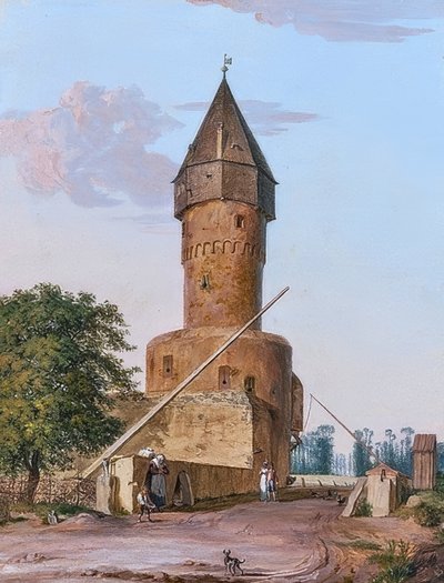 美因河畔法兰克福的Bockenheimer Warte 作者 安东·拉德尔（Anton Radl）