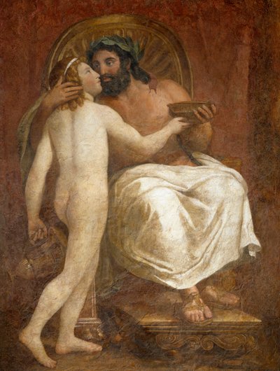 安东-拉斐尔-门格斯的《木星吻甘尼米德》。 作者 安东·拉斐尔·蒙斯（Anton Raphael Mengs）