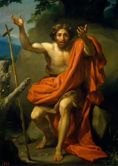 施洗者圣约翰讲道》，安东-拉斐尔-门格斯著 作者 安东·拉斐尔·蒙斯（Anton Raphael Mengs）