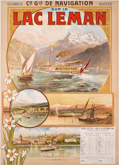 广告Lac Leman（日内瓦湖），瑞士 作者 安东·雷克西格尔（Anton Reckziegel）