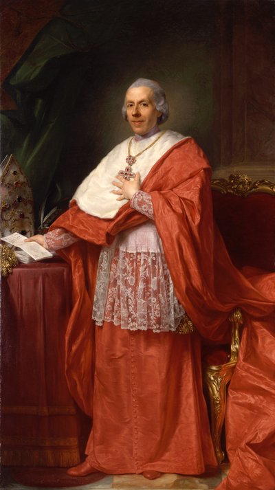 红衣主教Muzzio Gallo（1721年 -  1801年），1785年 作者 安东·冯·马龙