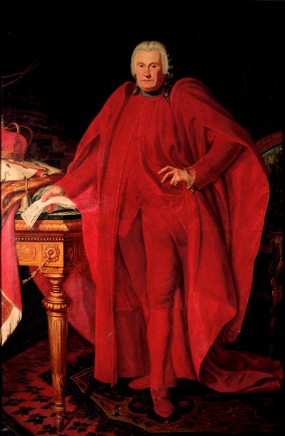 Alerame Maria Pallavicino (1730-1805) 1789 年至 1791 年间基因共和国总督的肖像 安东·冯·马龙 (Anton von Maron) (1733-1808) 作画 223x148 cm 基因，Collezione 原理 Domenico Pallavicino 作者 安东·冯·马龙