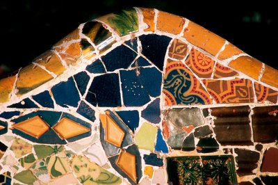 Parc Güell, Barcelona, detail 作者 安东尼·高迪