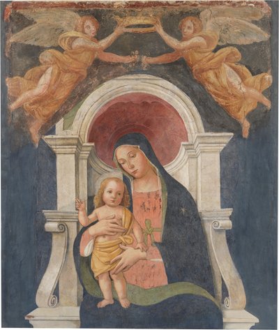 Antoniazzo Romano - 圣母与圣婴，约 1495 年 作者 罗马安东尼奥