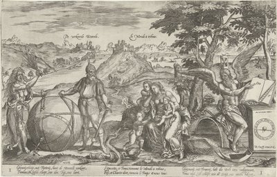 错误的世界》，1579 年
错误的世界 / Le Monde a rebous（作品名称）
关于 1576-1579 年荷兰政治局势的寓言（系列名称） 作者 威廉·范·海赫特（一）