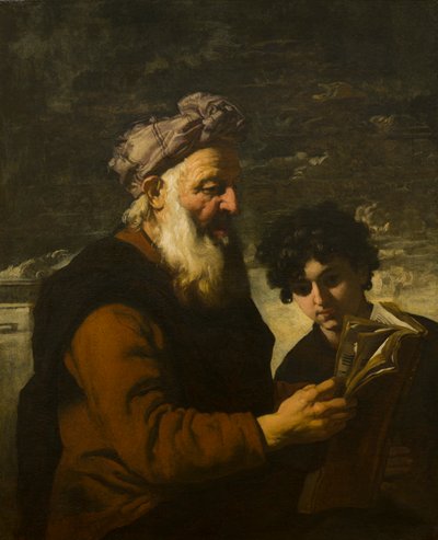 塞内加教导尼禄，约 1651-1722 年（布面油画） 作者 Antonio (attr. to) Zanchi