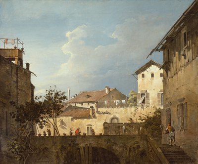 露台，c.1745（布面油画） 作者 安东尼奥（卡纳莱托的追随者）