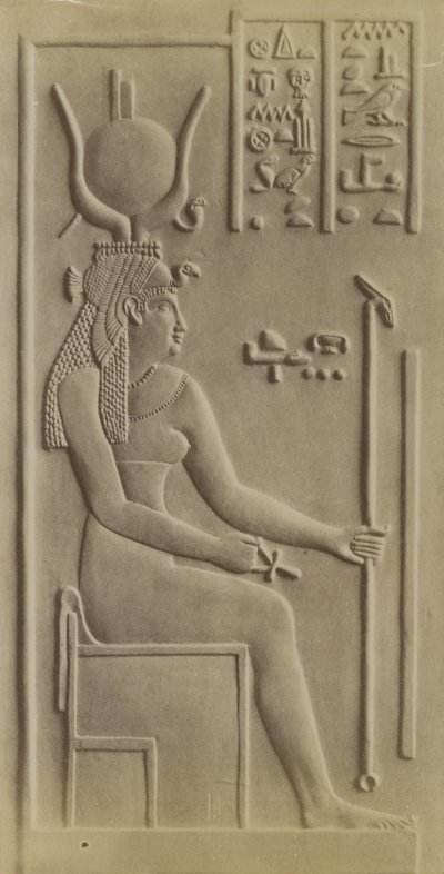 Isis, Temple at Dendera 作者 安东尼奥·比托（Antonio Beato）