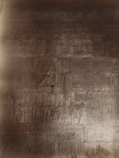 神庙内部，菲莱 作者 安东尼奥·比托（Antonio Beato）