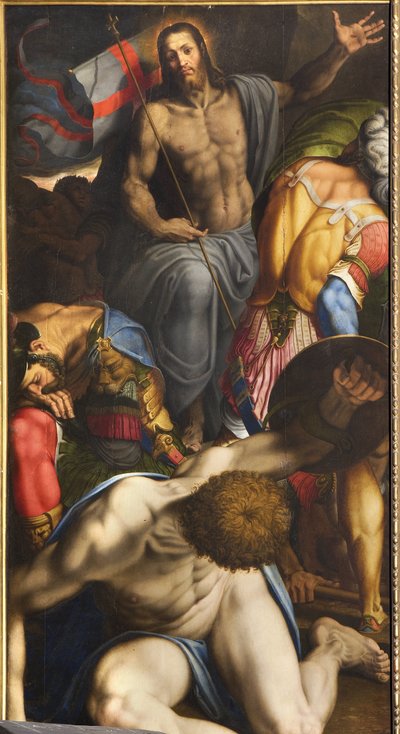 安东尼奥·坎皮（Antonio Campi，1523-1587）的复活画作，16 世纪，意大利米兰圣塞尔索附近的奇迹圣玛丽亚教堂 作者 安东尼奥·坎皮
