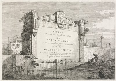 查看：标题页，1735-1746。 作者 乔瓦尼·安东尼奥运河（Canaletto）