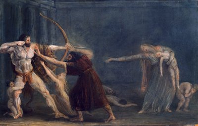 赫拉克勒斯向他的孩子们射箭 作者：安东尼奥·卡诺瓦 (1757-1822) 作者 Antonio Canova