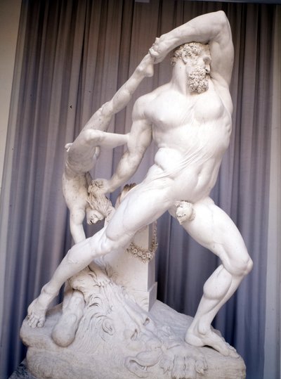 赫拉克勒斯和莱卡斯 by Antonio Canova (1757 - 1822)。 作者 安东尼奥·卡诺瓦