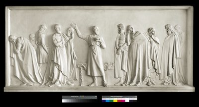 苏格拉底喝了一杯铁杉，1787-90（石膏） 作者 安东尼奥·卡诺瓦