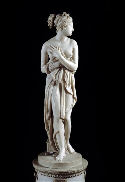 维纳斯（Venere Italica）--大理石雕像（高172厘米），由安东尼奥-卡诺瓦（1757 - 1822）创作。 作者 安东尼奥·卡诺瓦