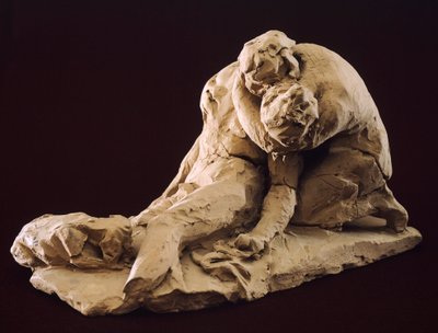 维纳斯和阿多尼斯 安东尼奥·卡诺瓦 (1757-1822)，粘土模型 作者 安东尼奥·卡诺瓦