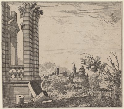 废墟景观 作者 Antonio Francesco Lucini