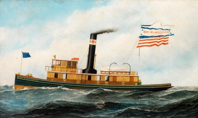 远洋拖船May McWilliams号，约1895年。 作者 安东尼奥·雅各布森