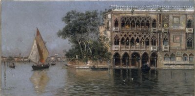 Vista de Venecia 作者 安东尼奥·玛丽亚·德·雷娜·曼内斯考