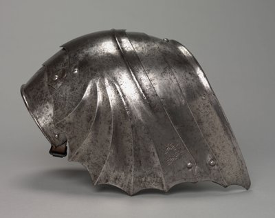 哥特式扇形大锅，c.1485-1500（钢） 作者 安东尼奥·米萨利亚